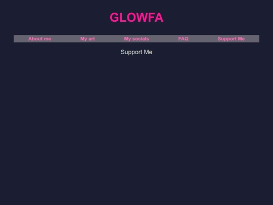 first version of site