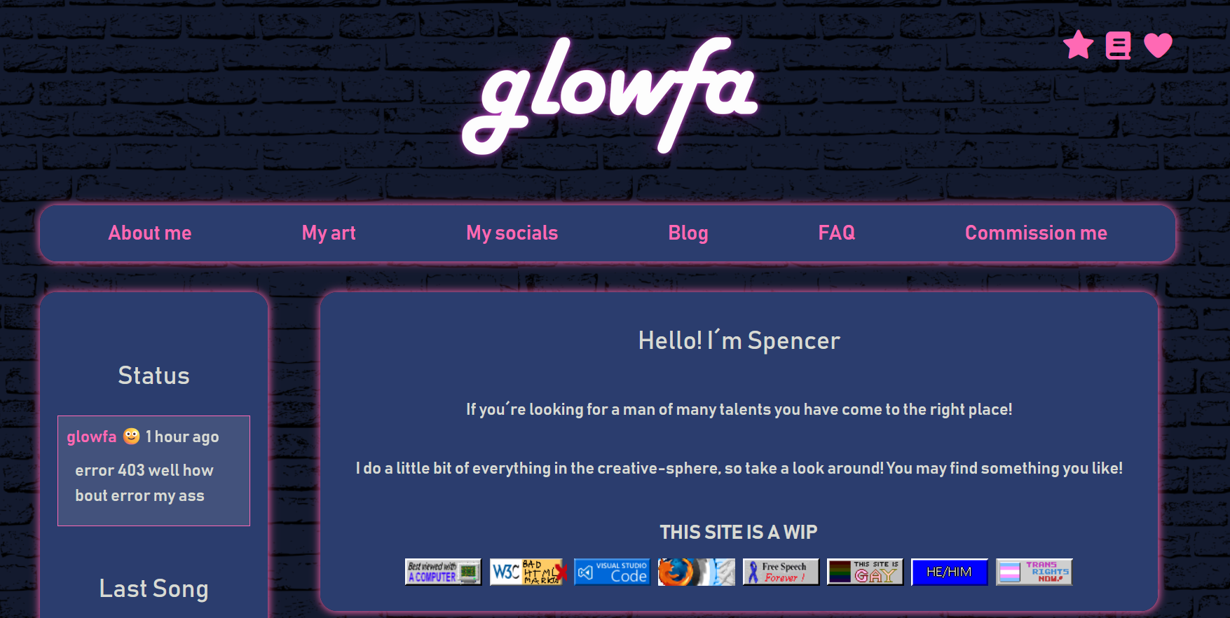 current version of my site